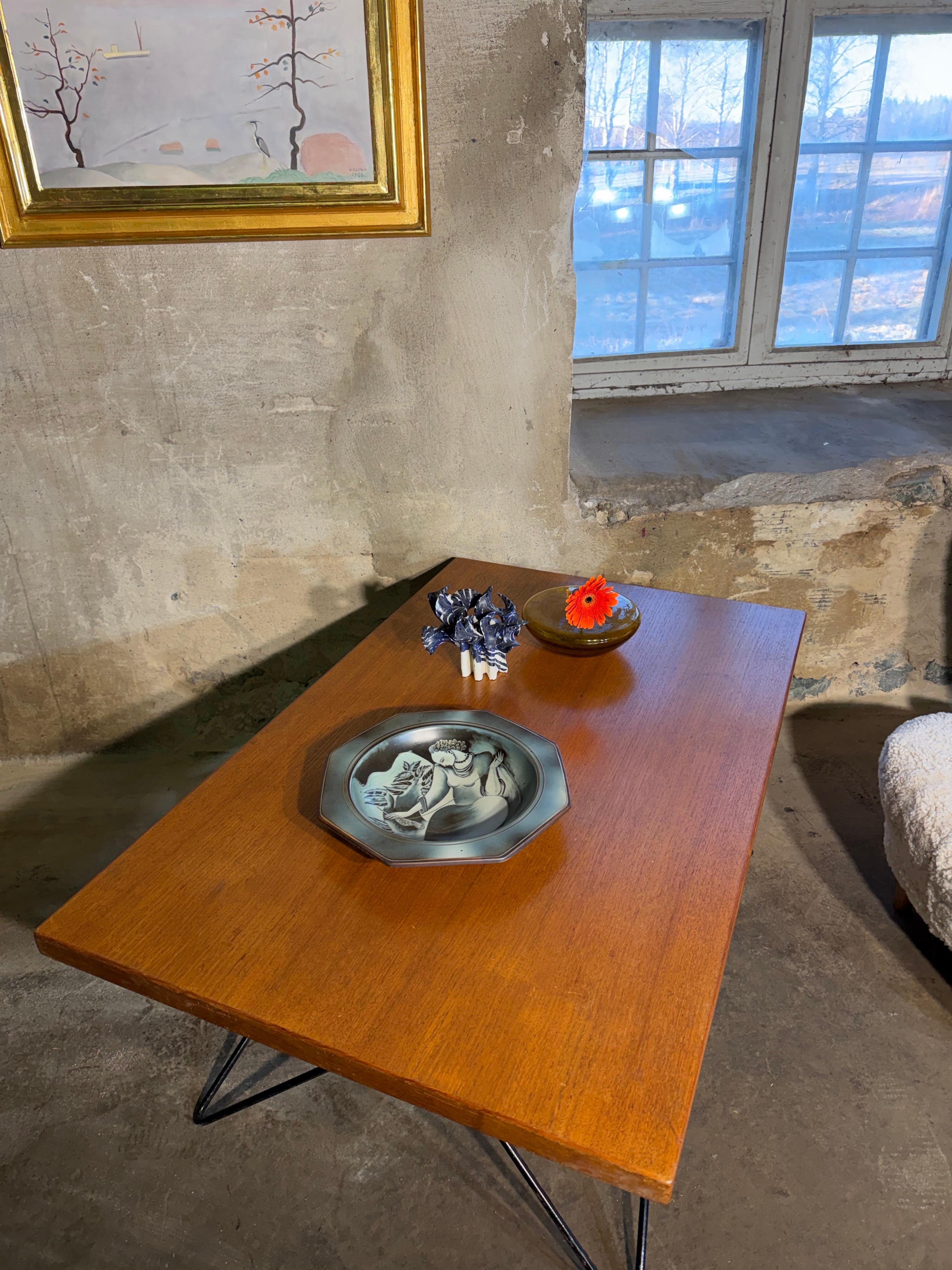 Ceramic Lovely Bowl Flambé-technique - Gunnar Nylund Rörstrand - Mid-20th Century Design For Sale