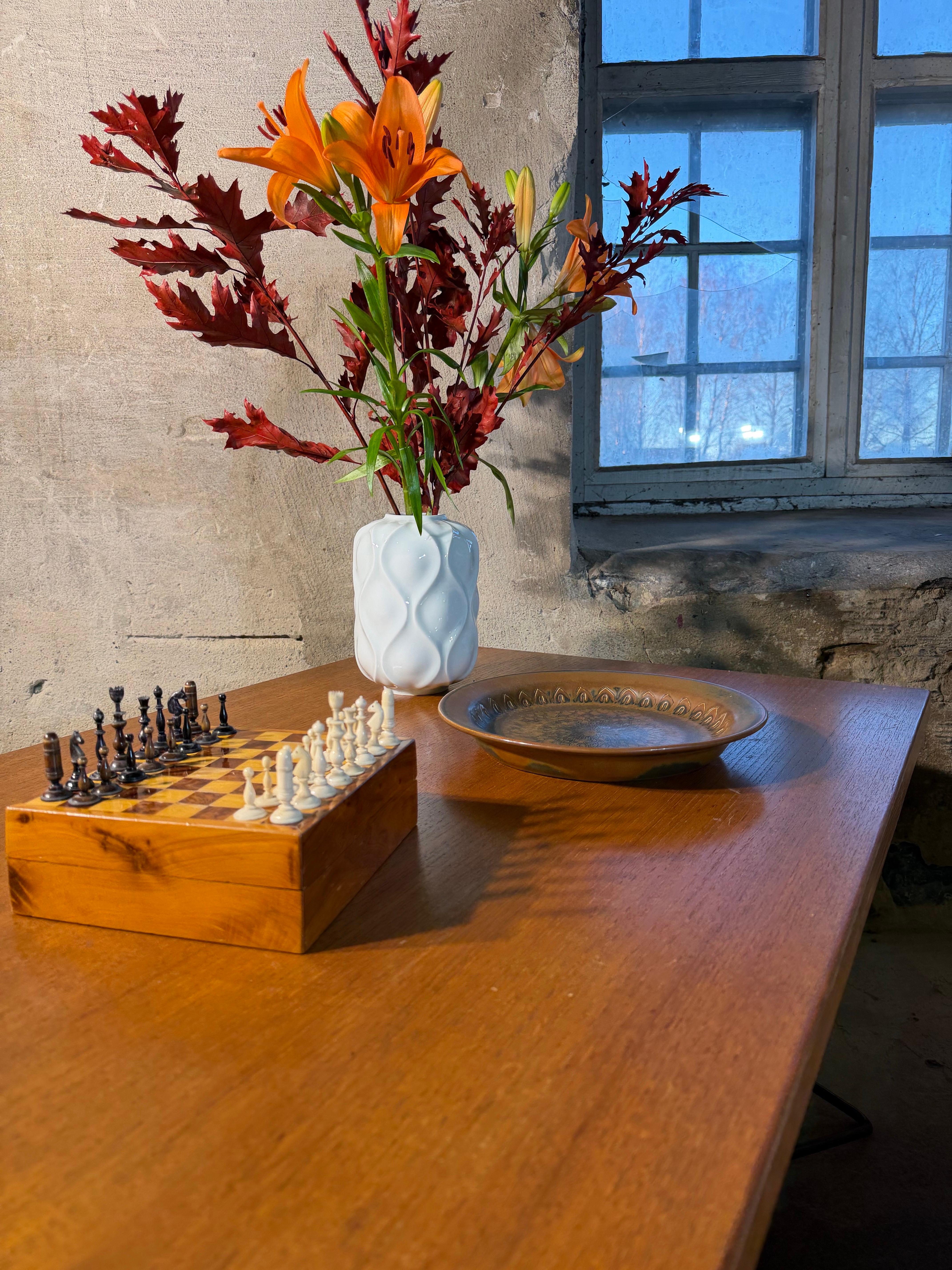 Piatto in gres, Stig Lindberg, Gustavsberg Studio A in vendita 1