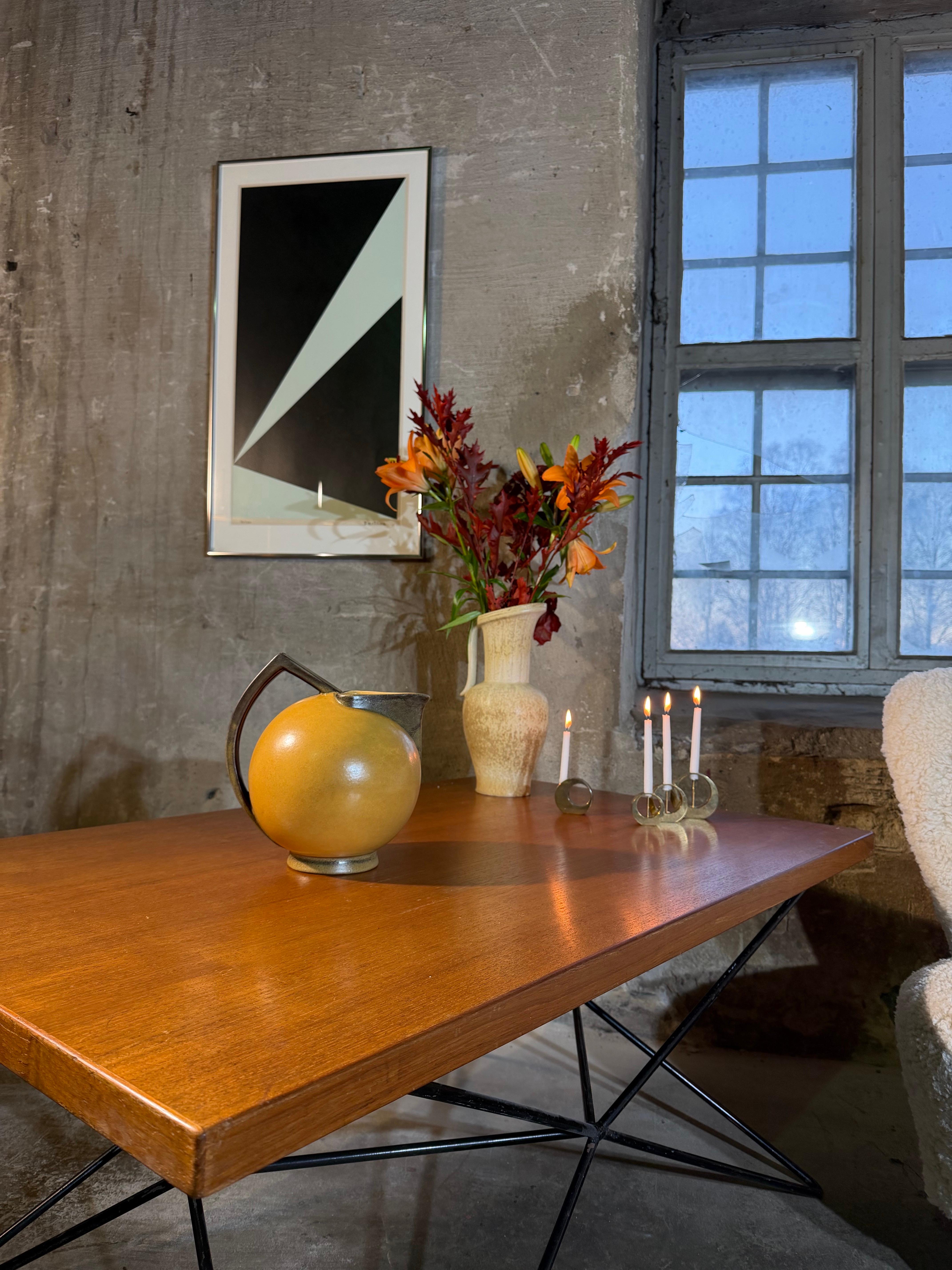 Suédois Ravissant pichet céramique Ewald Dahlskog des années 1930, Bo Fajans, Suède en vente