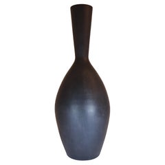 Vase, Carl-Harry Stlhane, Rrstrand, années 1950, grès brun et noir