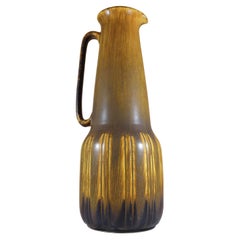 Schöne große braune Keramikvase, Gunnar Nylund, Rrstrand