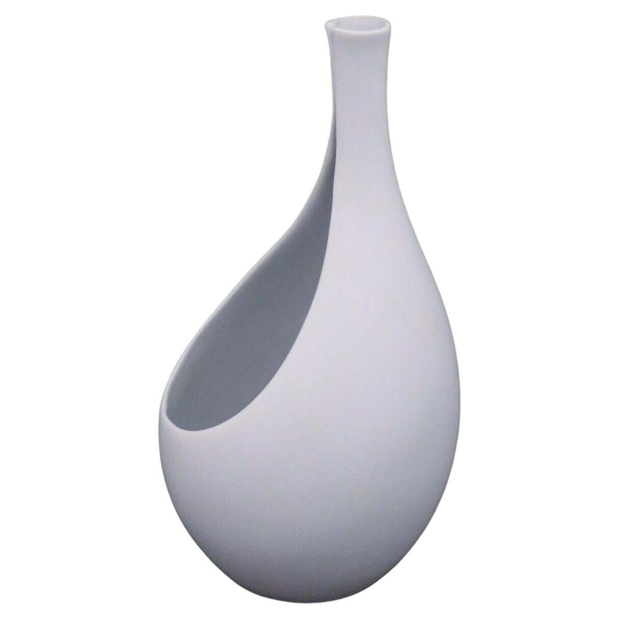 Vaso bianco, Pungo Carrara di Stig Lindberg, Gustavsberg