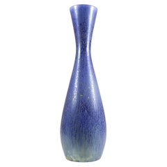 Blue Ceramic Vase - Carl-Harry Stålhane - Rörstrand Midcentury Modern