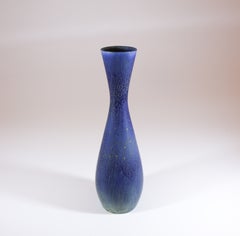 Blue Ceramic Vase - Carl-Harry Stålhane - Rörstrand Midcentury Modern