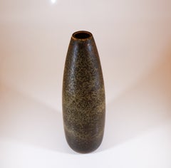 Brown Ceramic Vase - Carl-Harry Stålhane - Rörstrand Midcentury Modern Vintage