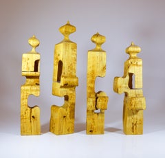 Escultura-rompecabezas de madera - Gunnar Kanevad - Suecia, 2003