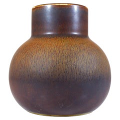Vaso in ceramica marrone - Carl-Harry Stålhane Rörstrand, stile Midcentury Modern