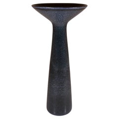 Dark Blue Ceramic Vase - Carl-Harry Stålhane - Rörstrand Midcentury Modern