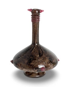 Art Deco Purple Glass Vase by Charles Schneider, France, 1926