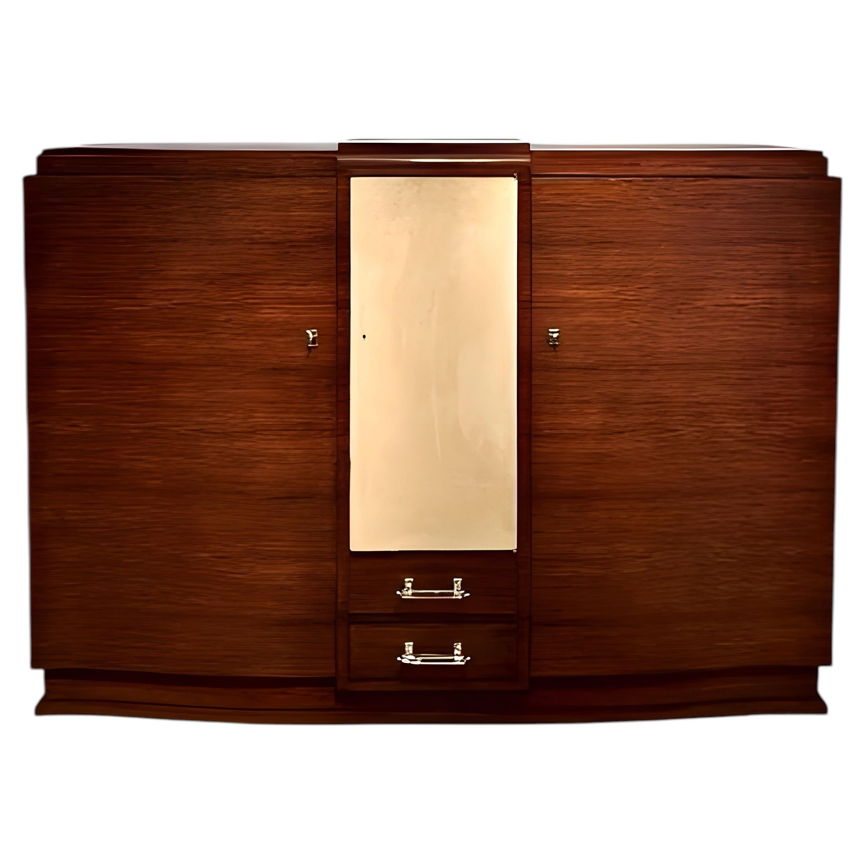 Art Deco cabinet designed by Jules Leleu, France, circa 1935. For Sale