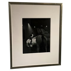 Vintage Heliogravure Circus Scene, Black and White, 1936, Framed