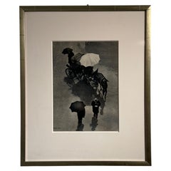 Rainy Street, Berlin — Vintage Heliogravure by Martin Munkácsi 1936