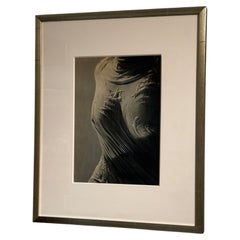 Nu aux drapés mouillés — Héliogravure vintage de Sylvio Rey, 1940