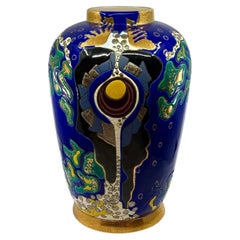 Longwy 'Éruption' Vase by Marielle Sertelet for Kostka, 11/50