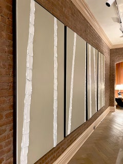 "Bamboo Grove" Dipinti a olio originali di grandi dimensioni, serie di quattro dipinti da Christophe Noto
