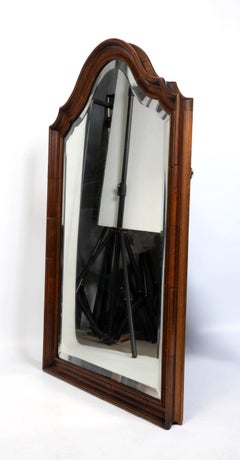 Substantial Antique English Queen Anne Gallery Wall Mirror C.1920