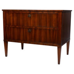 Mid-20th Century Alfonso Marina African Mahogany Neoclassical Commode, Mexico