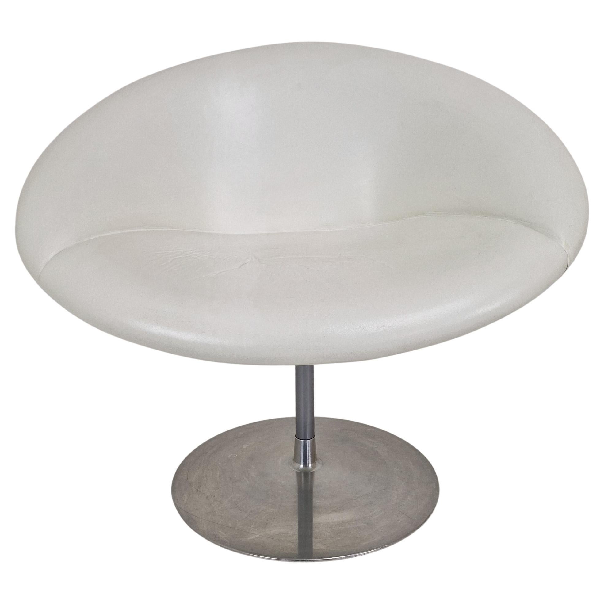 Sedia Little Globe di Artifort di Pierre Paulin in pelle, anni '80