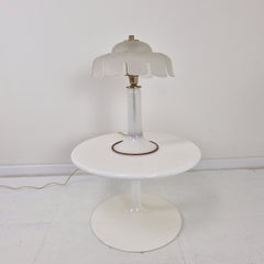 Exquisita lámpara de mesa vintage de cristal de Murano italiano – Años 70/80