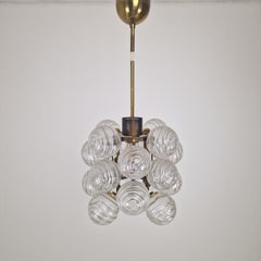 Mid-Century Modern 'Snowball' Chandelier by Doria Leuchten, Germany, 1970s