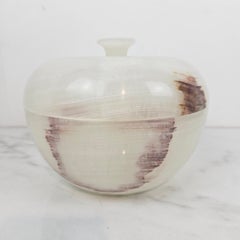 High Quality Late 1960s Italian Master-Crafted White Onyx Lidded Vessel