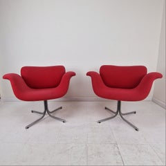 Set of 2 'Big Tulip' Easy Chairs (Model 543) by Pierre Paulin for Artifort, 60's