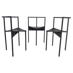 Rare Set of 3 Postmodern "Wendy Wright" Chairs by Philippe Starck for Disform 86
