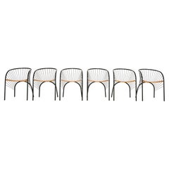 Set of Six 'Lizie' Dining Chairs for Pallucco by Regis Protiere, Italy, 1984