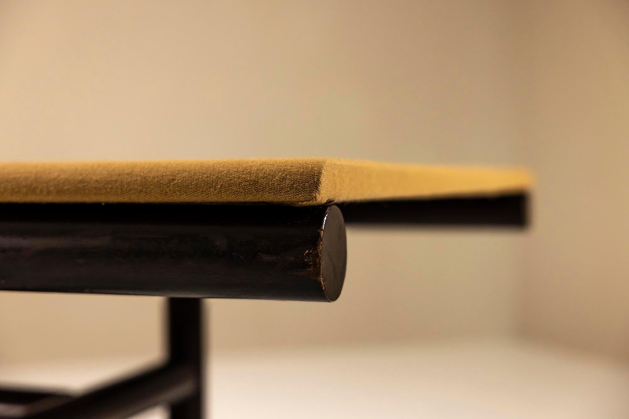 Fabric 'Gritti' Dining Table by Carlo Scarpa for Simon, Italy For Sale