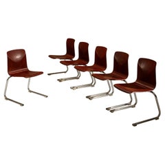 Six Stackable Chairs by Pagholz, Germany 1960s