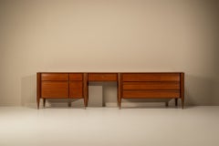 Giulio Moscatelli Sideboard with Marble Top by Tonelli e Broggi, Italy 1957