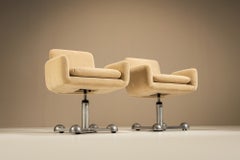 Zweier-Set „Planula“-Drehsessel von Ettore Sottsass, Italien, 1970er Jahre