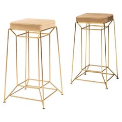 Pair Bar Stools attr. to Dolce & Gabbana, Italy 1980s