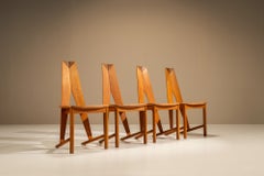 Set of Four Søren Nissen & Ebbe Gehl Dining Chairs model 'FCH 1A' for Seltz