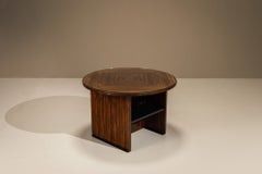 Amsterdam-Schule, Art déco, Coromandel-Beistelltisch mit Glasplatte, 1930er Jahre