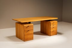 Adjustable Desk in Beech by Seltz, France 1980's