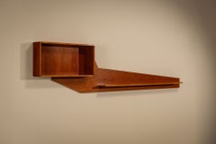 Architectural Shelving Unit in Teak, Italy 1960's