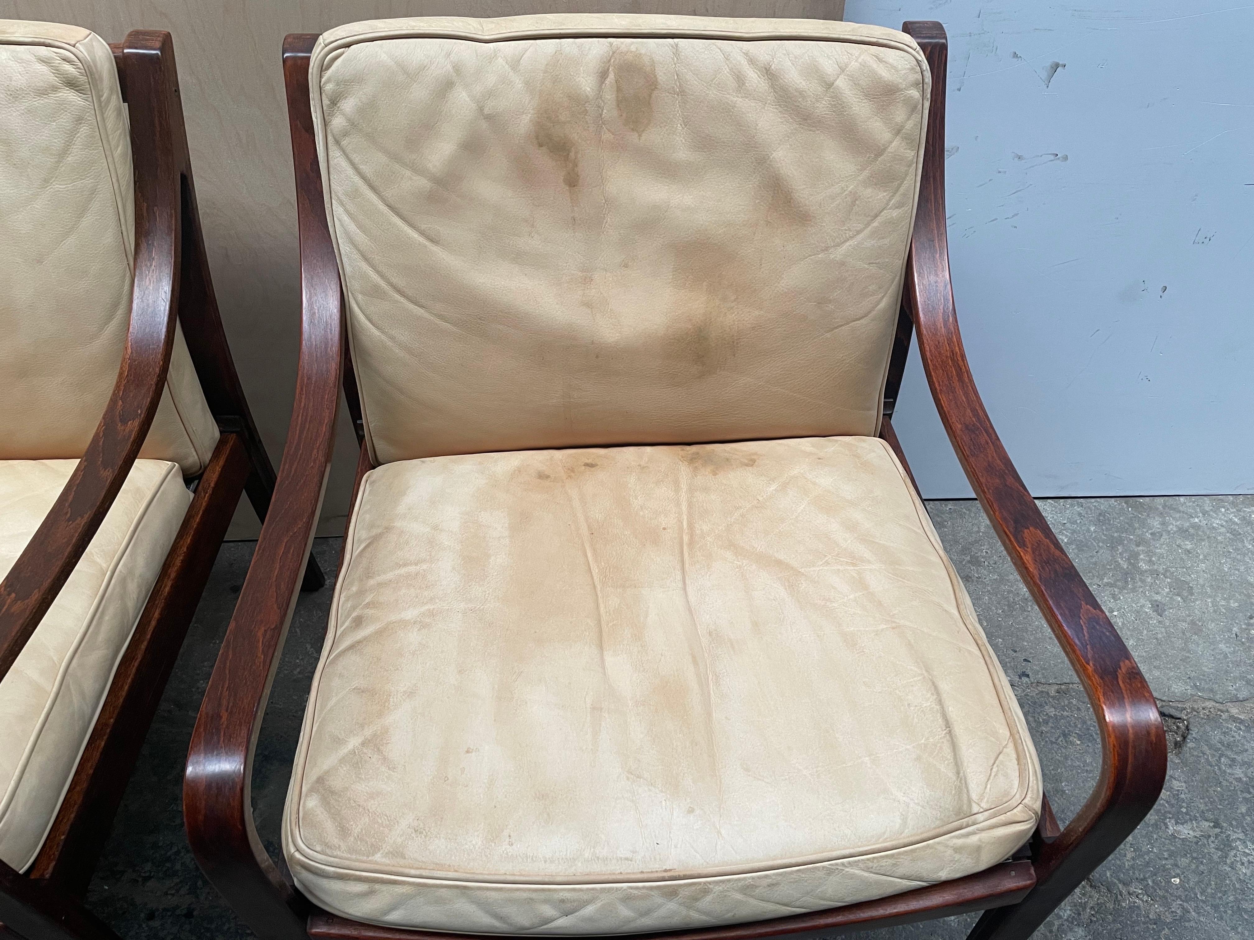 Paar Lounge-Sessel von Fredrik A. Kayser für Vatne Møbler, 1960er Jahre (Rosenholz) im Angebot