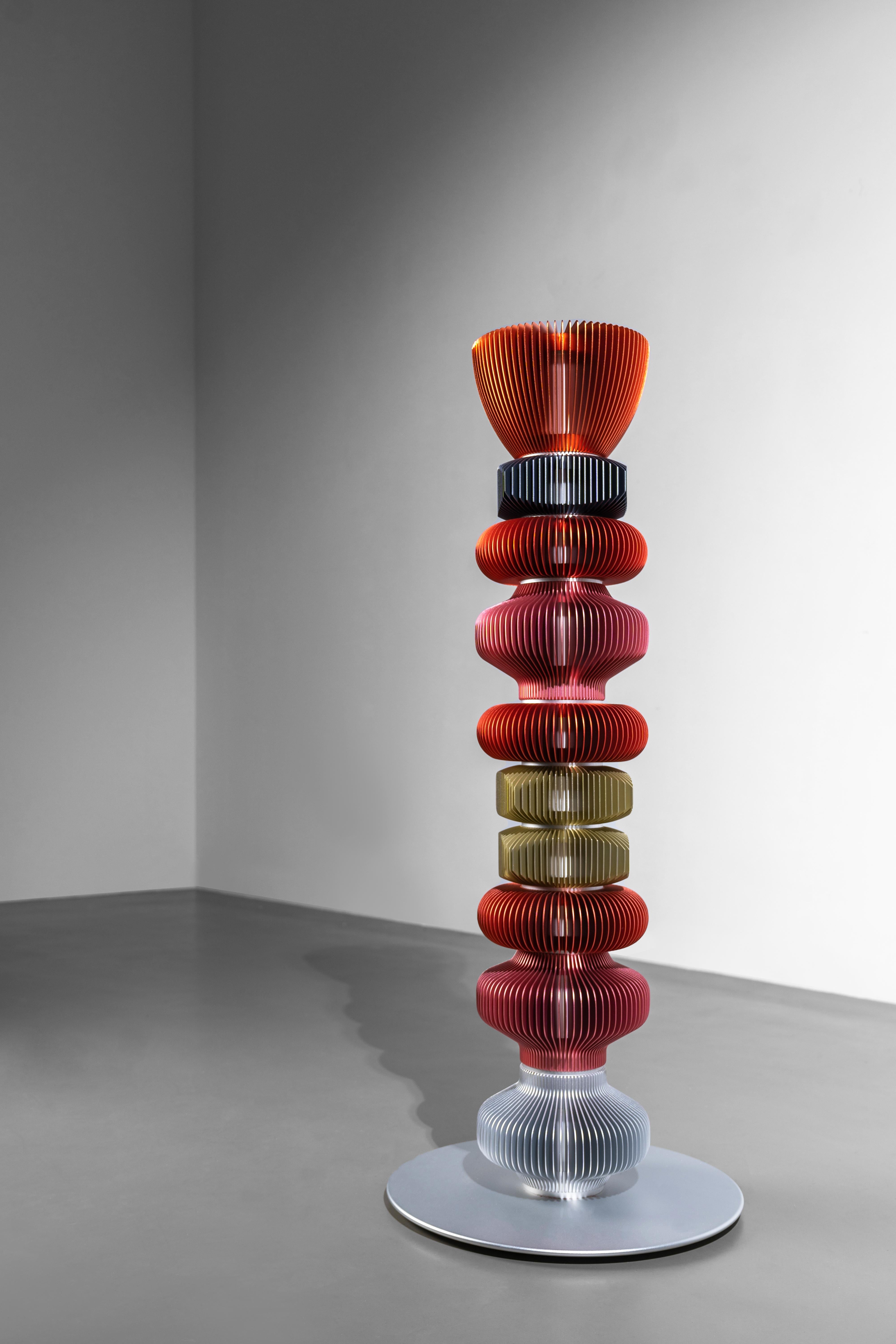 TOTEM-14 by Michael Young, lampadaire au design Contemporary en vente 12