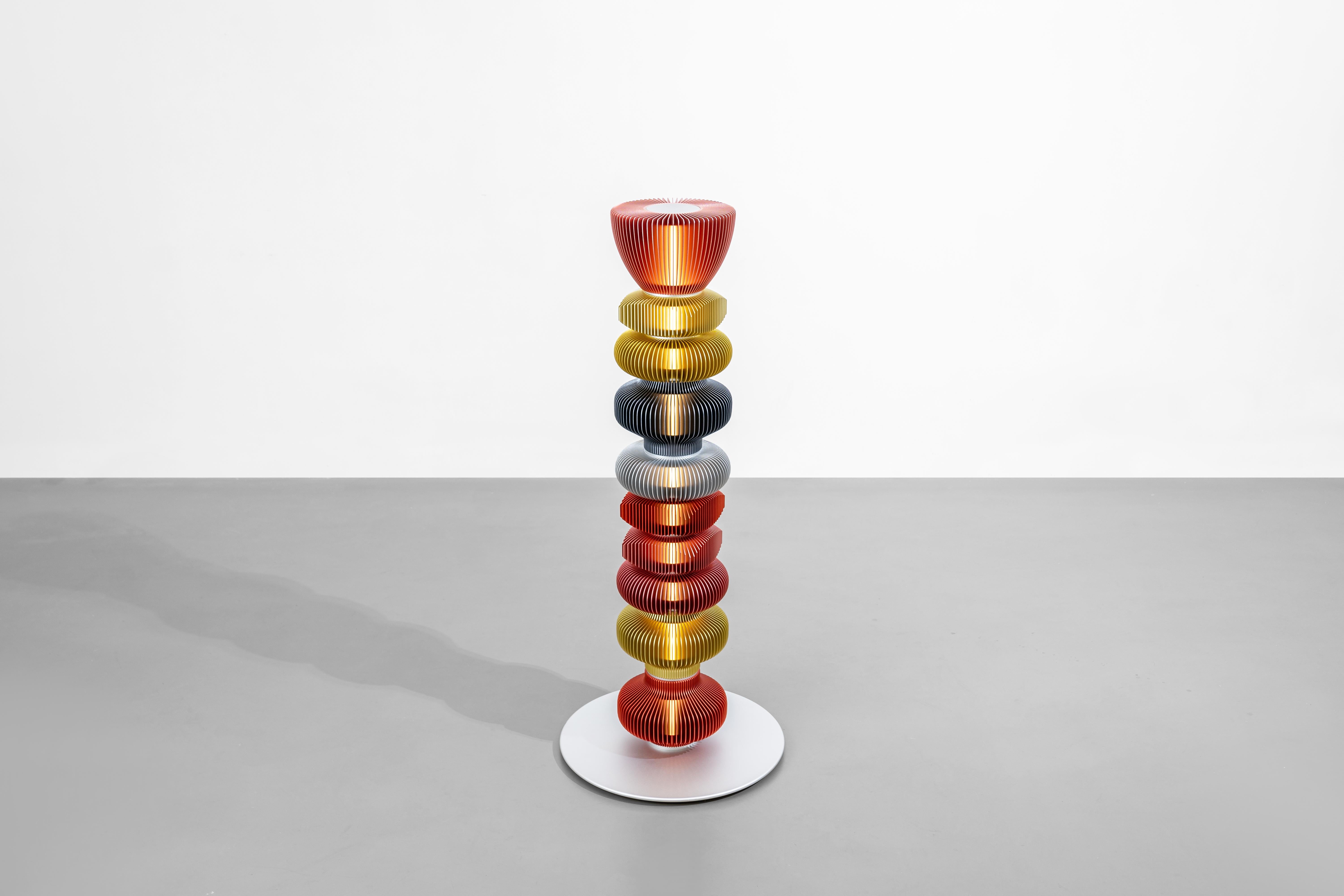 TOTEM-18 by Michael Young, Contemporary Design Floor Lamp For Sale 1