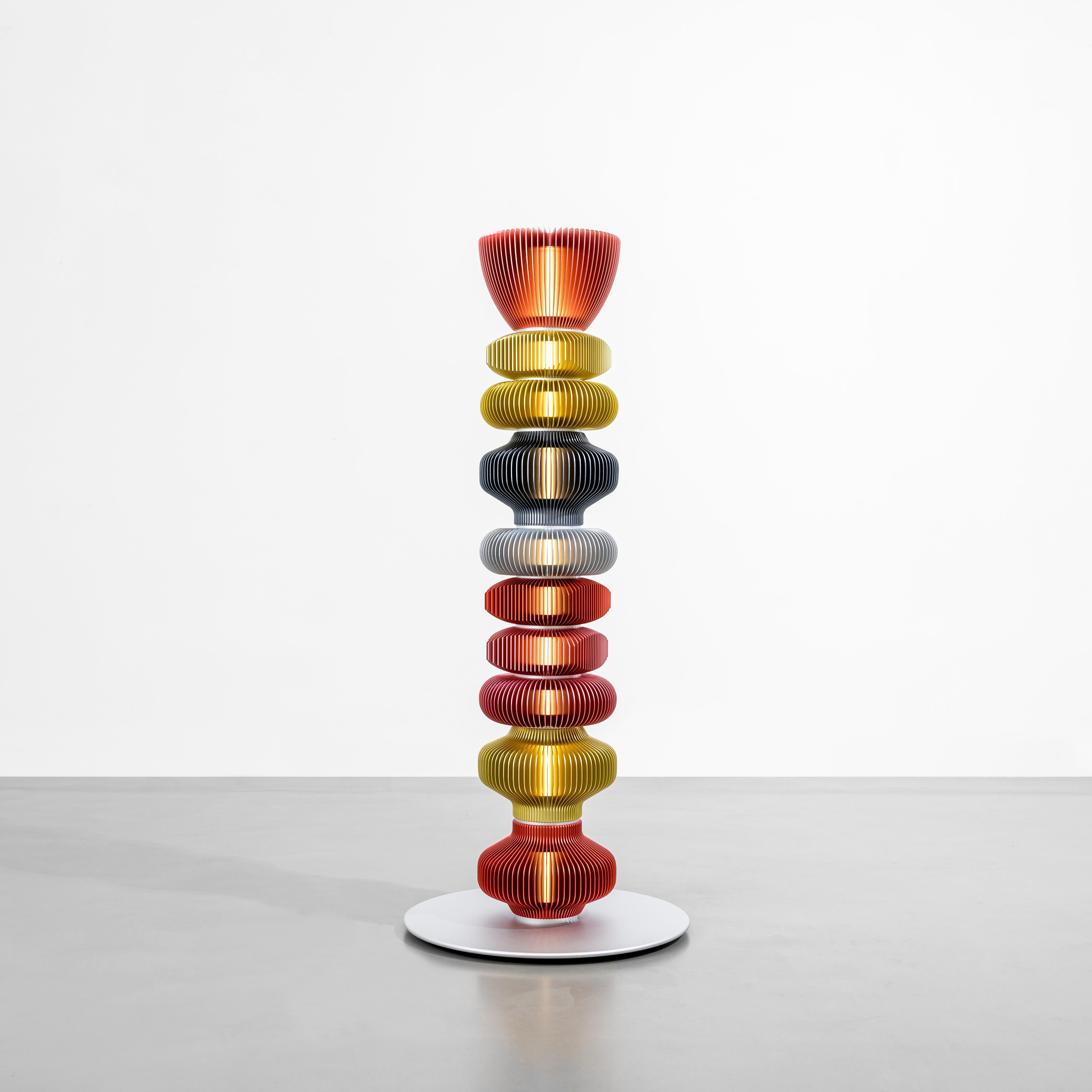 TOTEM-18 by Michael Young, Contemporary Design Floor Lamp For Sale 5