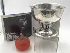 Georg Jensen Sterling Silver "Louvre" Footed Bowl in Pattern #19B