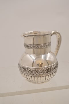 Tiffany & Co. Sterling Silver Pitcher in Rinceaux Pattern