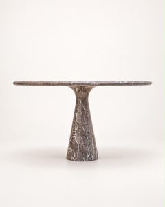Table en marbre gris « Mondragone » M1, par Angelo Mangiarotti, éd. Skipper, vers 1982