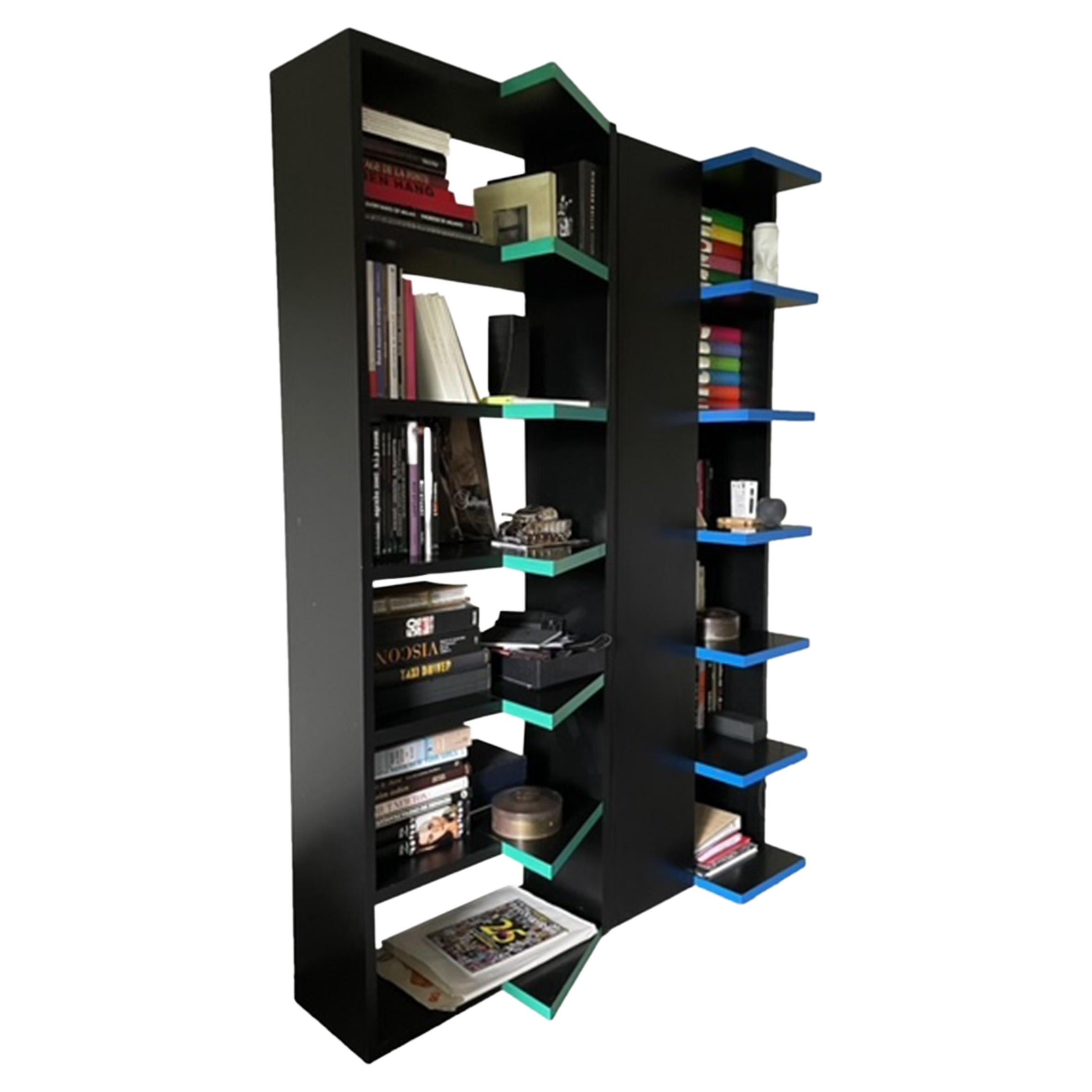 Set of Geometric "Mobile" Bookcases by Marcello Morandini for Rosenthal For Sale