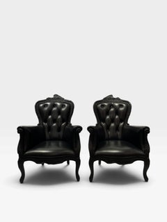 Paar Smoke-Sessel von Maarten Baas für Moooi, 2000er Jahre.