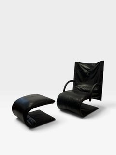 Sedia Zen + ottomana di Claude Brisson per Ligne Roset