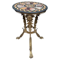 Empire-style tripod side table – Napoleon III period