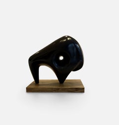 Escultura de bronce de un bisonte - Marcel BODART 1916–1997