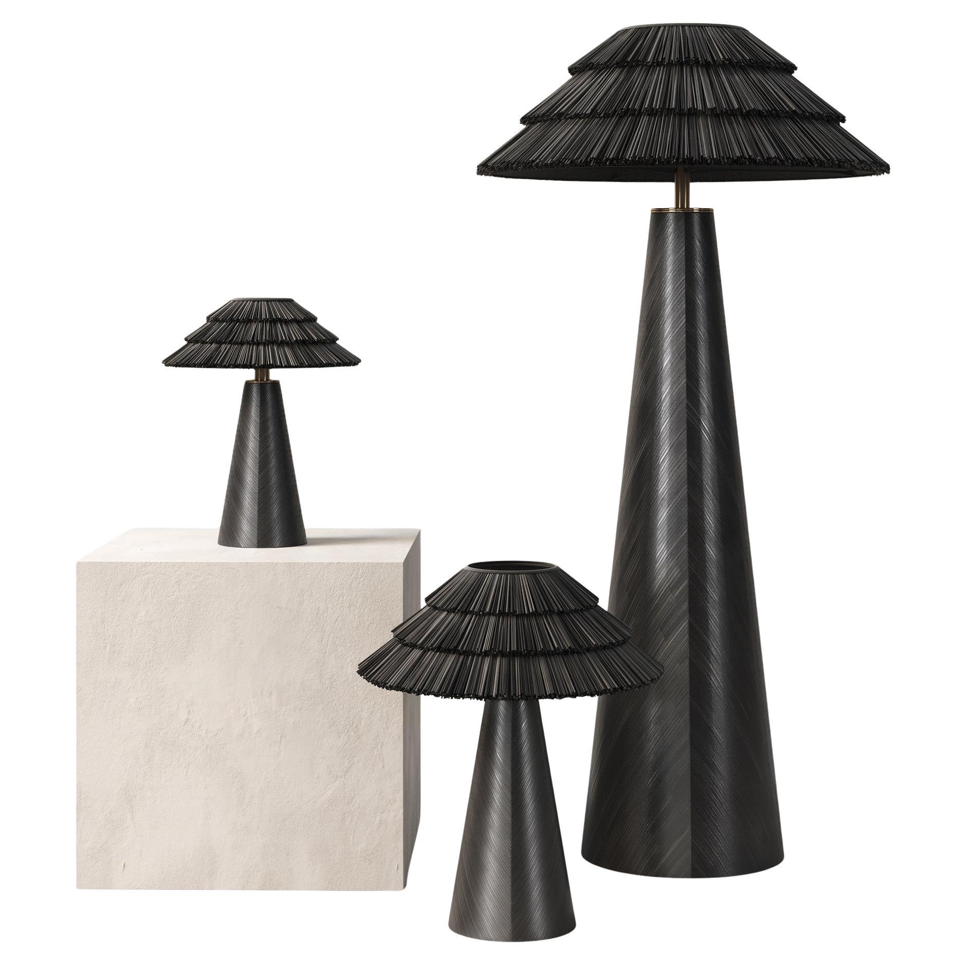 Marquetry Floor Lamps